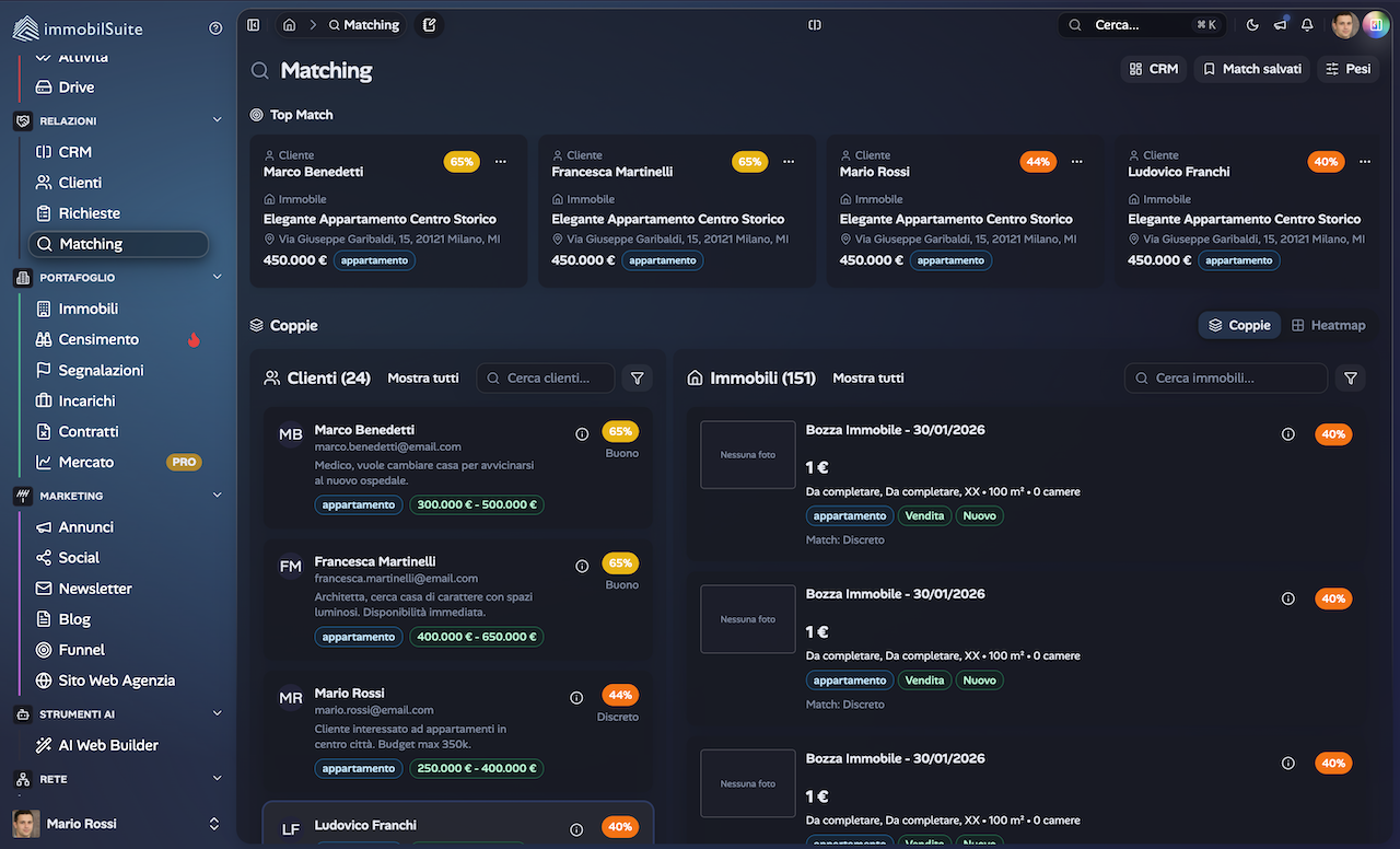 Matching ImmobilSuite